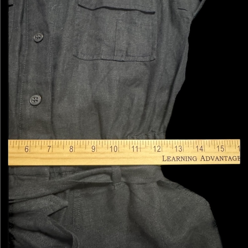 NWTs FRAME 100% Linen Button-Up Romper Size XS - Picture 7 of 9